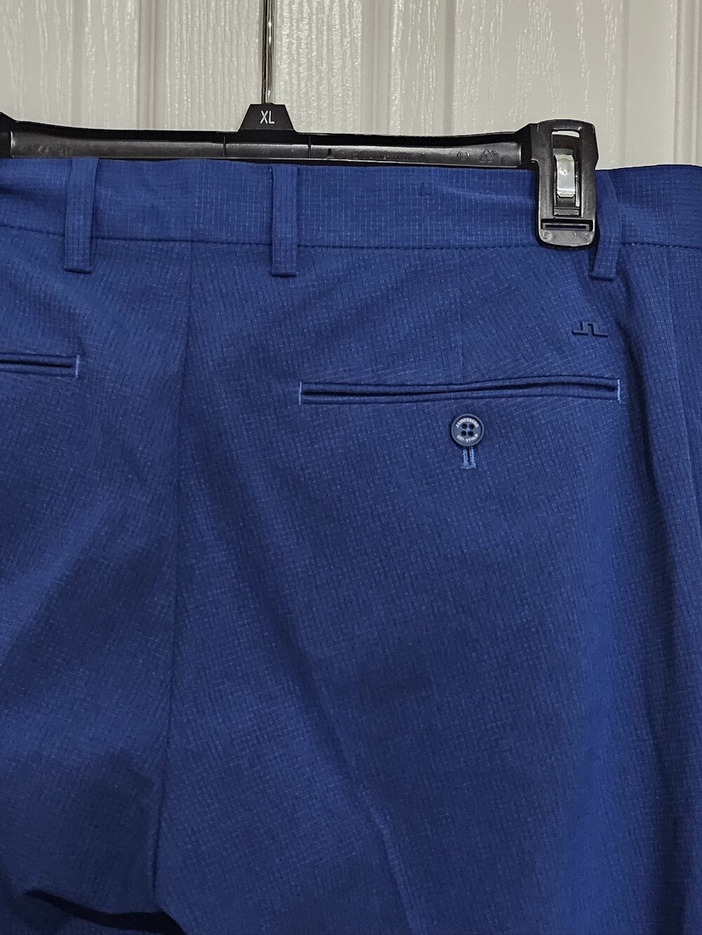 J.Lindeberg Vent Golf Pants Men's Size 32x34 Blue Performance Stretch Flat Front - Picture 11 of 12
